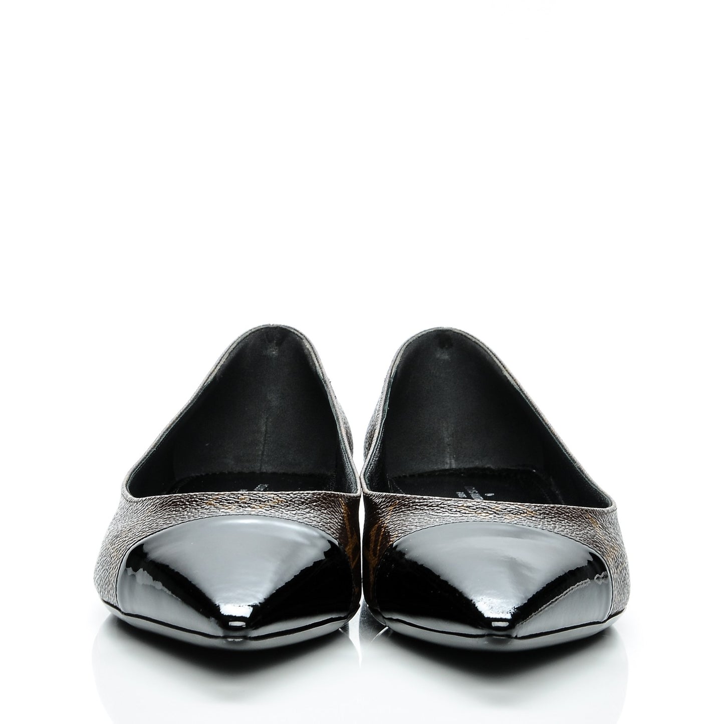 Patent Monogram Fetish Ballerina Flats 39.5