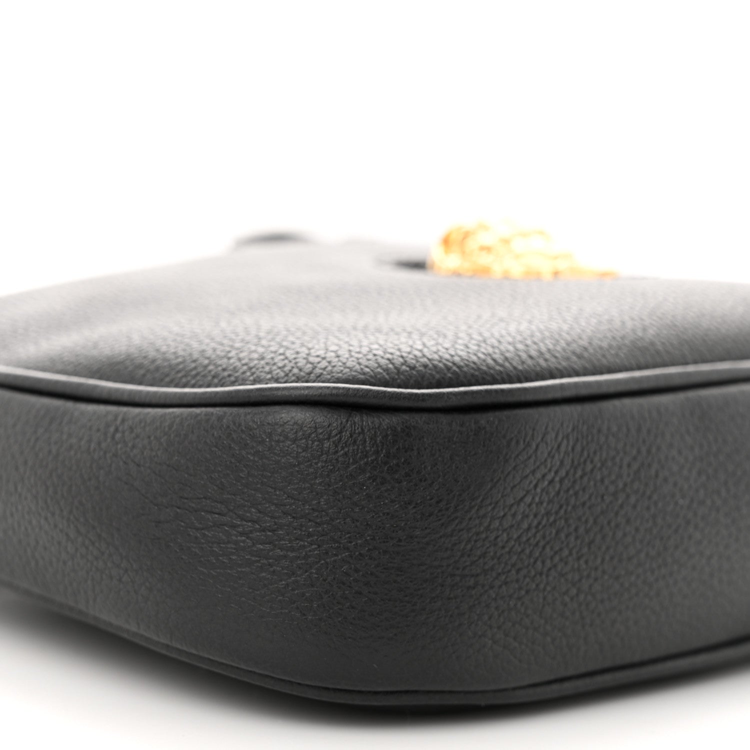 Versace Calfskin La Medusa Small Hobo Crossbody Black 8 of 9