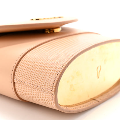 Chloe Calfskin Lizard Embossed Small Aby Lock Delicate Pink 9 of 10