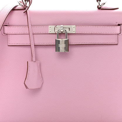 Hermes Epsom Kelly Sellier 25 Mauve Sylvestre 8 of 14