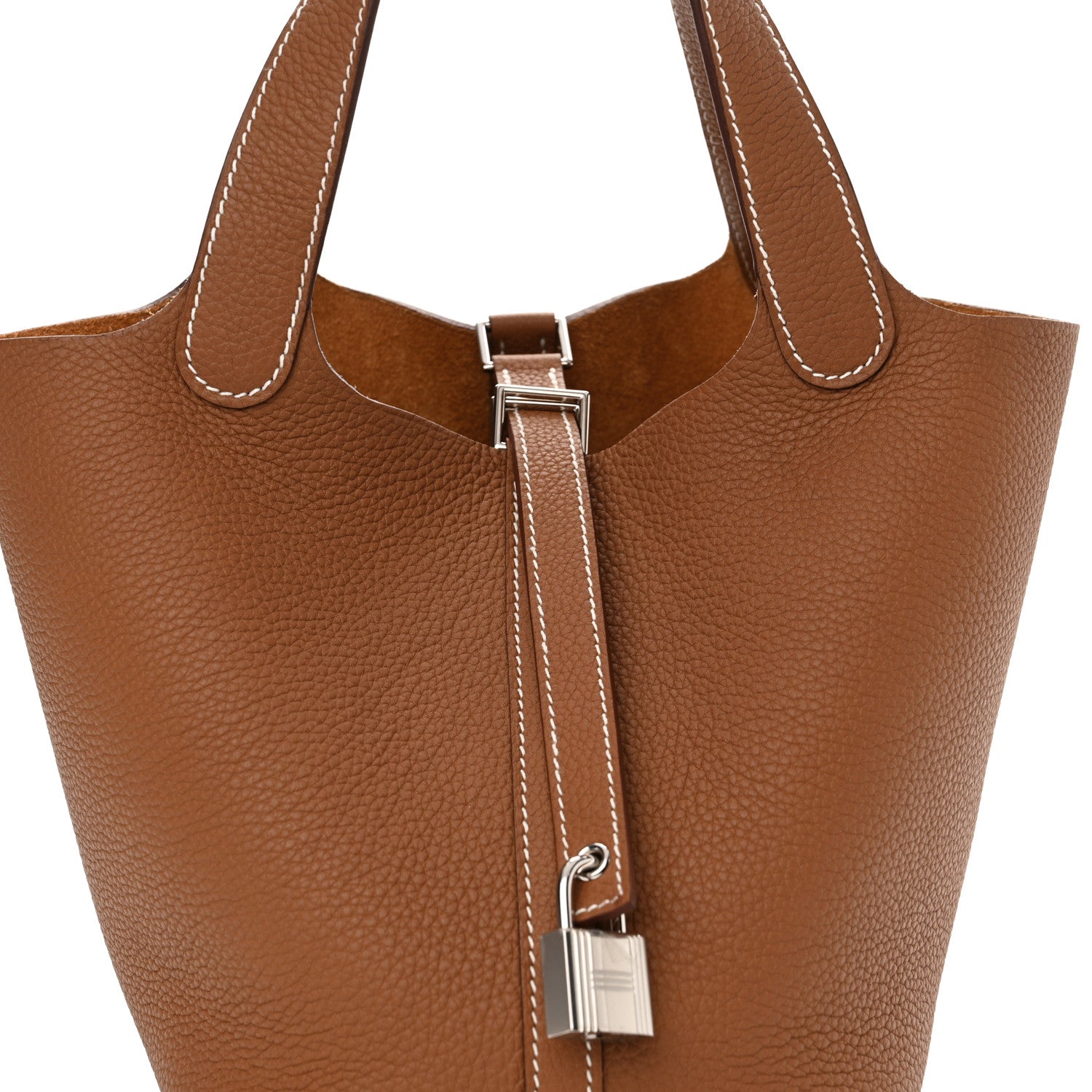 Hermes Taurillon Clemence Picotin Lock 18 PM Gold 8 of 11