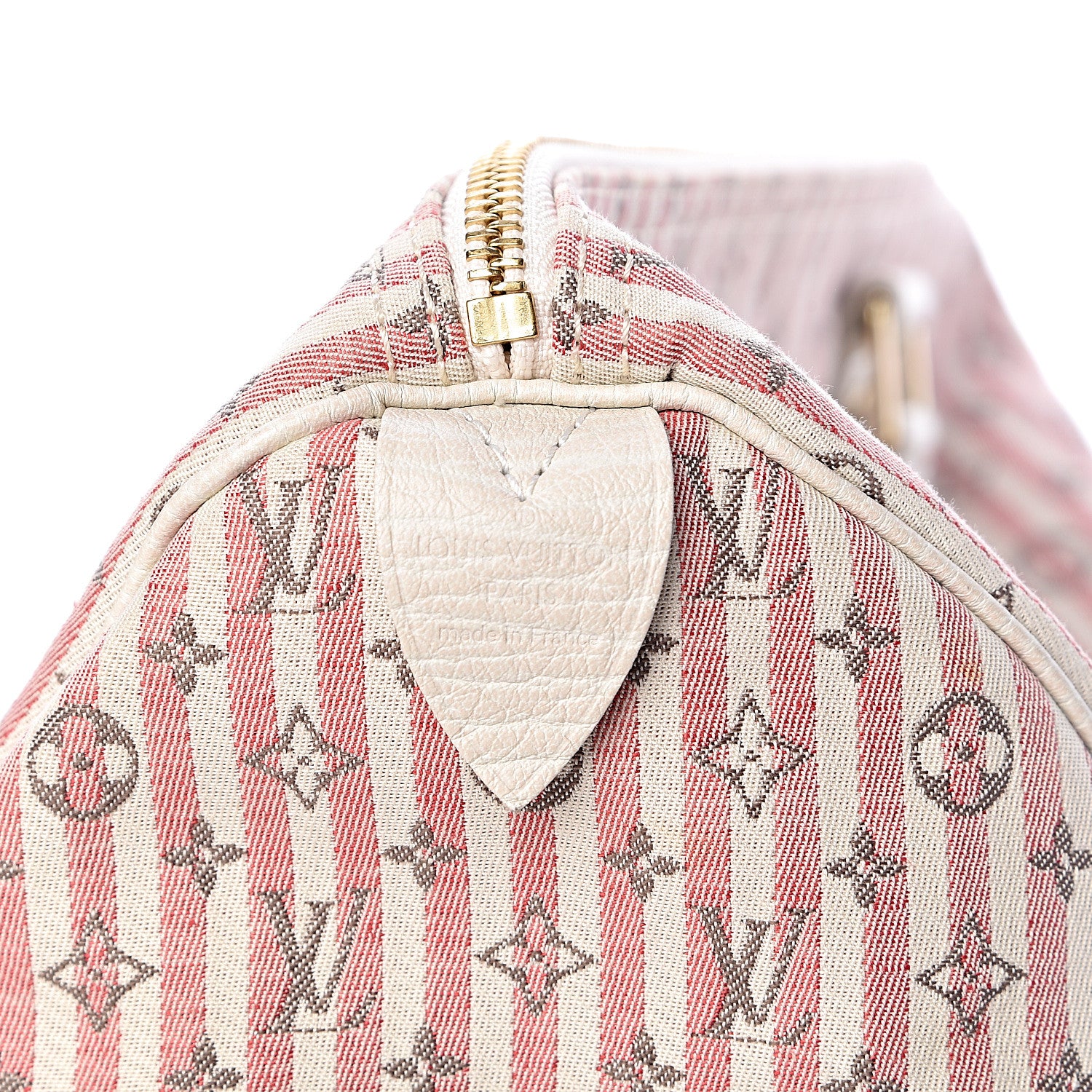 Louis Vuitton Mini Lin Croisette Speedy 30 Rouge 7 of 10