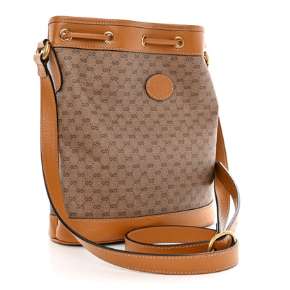 Gucci X DISNEY Mini Vintage GG Supreme Monogram Bucket Bag Beige Vintage Sun Oil 3 of 10