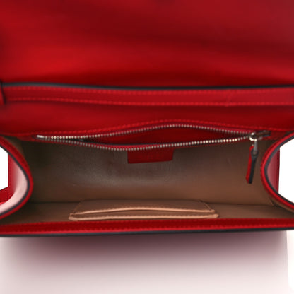 Gucci Calfskin Snakeskin Small Lilith Top Handle Bag Red 5 of 10