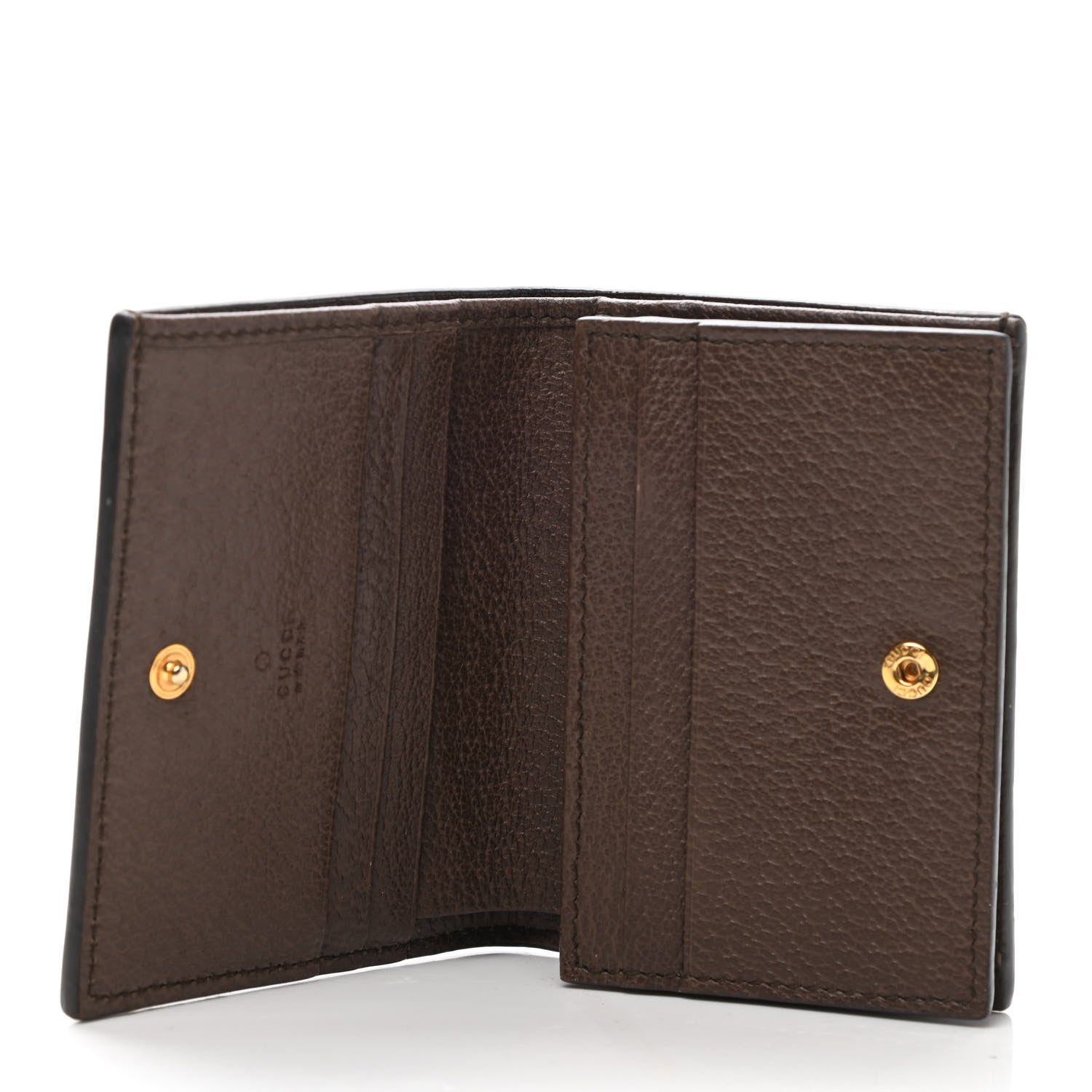 Gucci GG Supreme Monogram Web Ophidia Card Case Beige New Acero 4 of 6