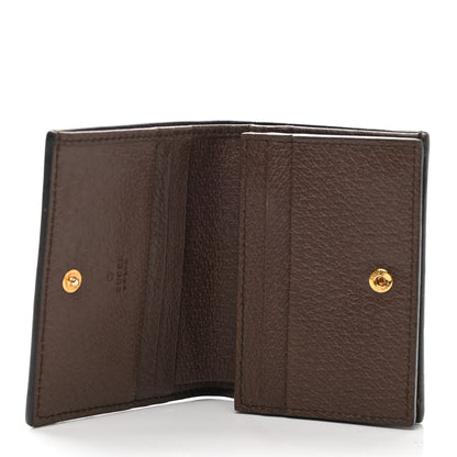 Gucci GG Supreme Monogram Web Ophidia Card Case Beige New Acero 4 of 6