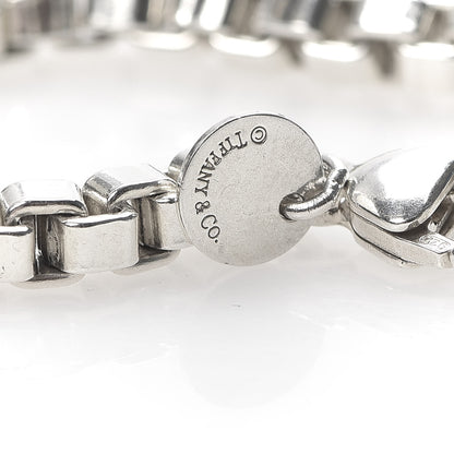 Tiffany Sterling Silver 4mm Venetian Link Bracelet 5 of 7