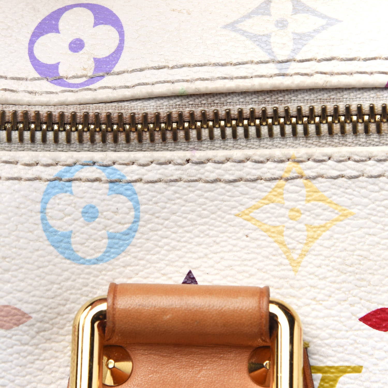 Louis Vuitton Monogram Multicolor Speedy 30 White 15 of 27