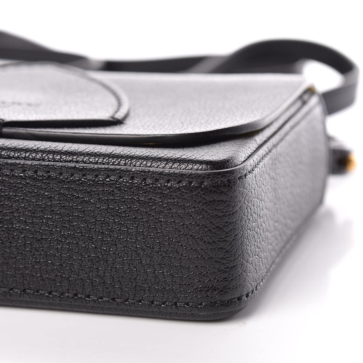 Goatskin Hampshire Crossbody Black