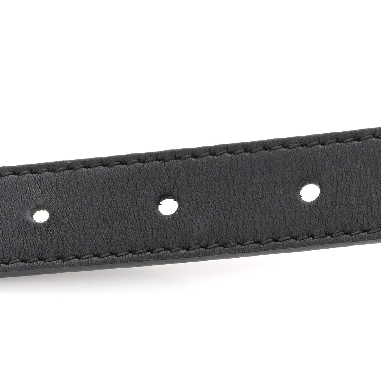 Calfskin Queen Margaret Bee Belt 80 32 Black