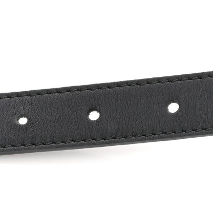 Gucci Calfskin Queen Margaret Bee Belt 80 32 Black 3 of 5