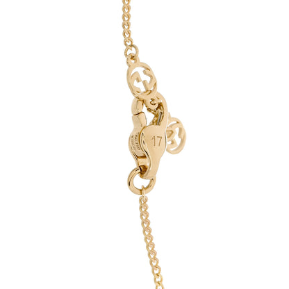 Gucci 18K Yellow Gold Diamond Star GG Station Bracelet 4 of 4