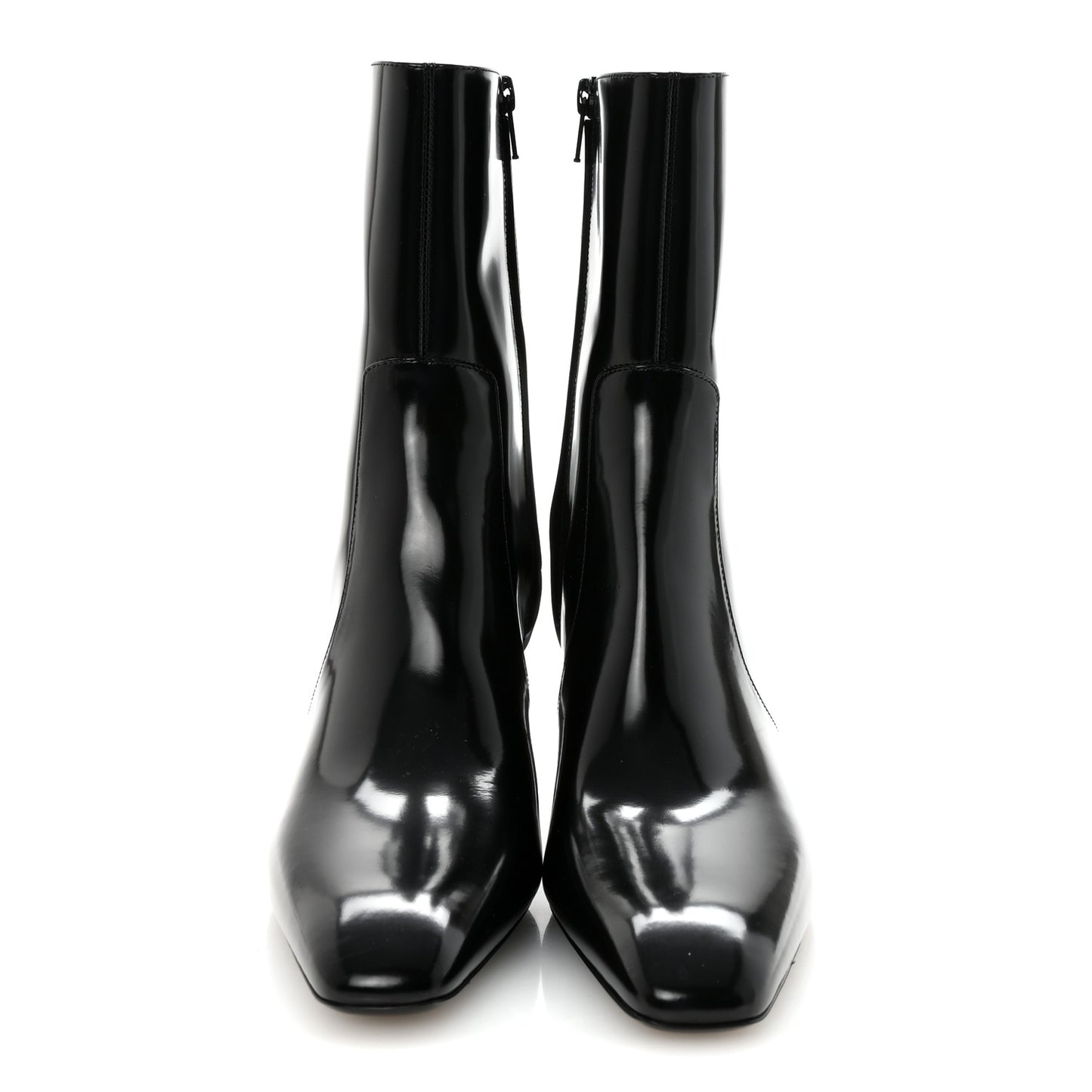 Vitello Marilyn Betty 70 Ankle Zip Boots 39 Black