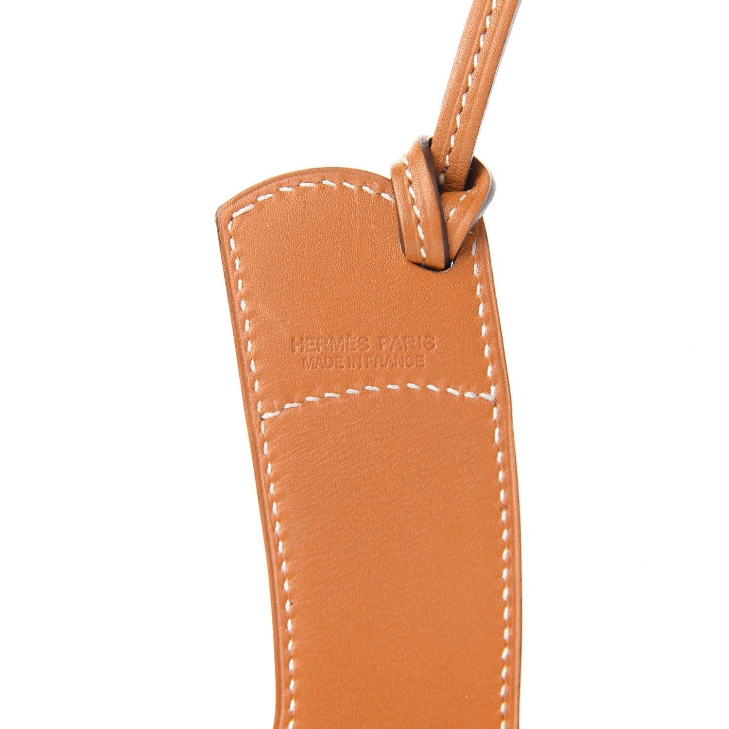 Hermes Butler Swift Paddock Botte Boot Bag Charm Natural Capucine 4 of 4