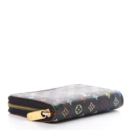 Louis Vuitton Monogram Multicolor Zippy Coin Purse Black Grenade 3 of 7