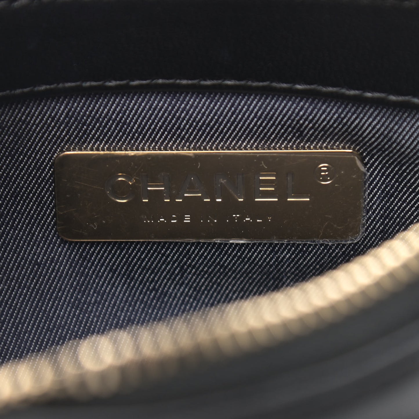 Lambskin CC Mania Waist Belt Bag Black