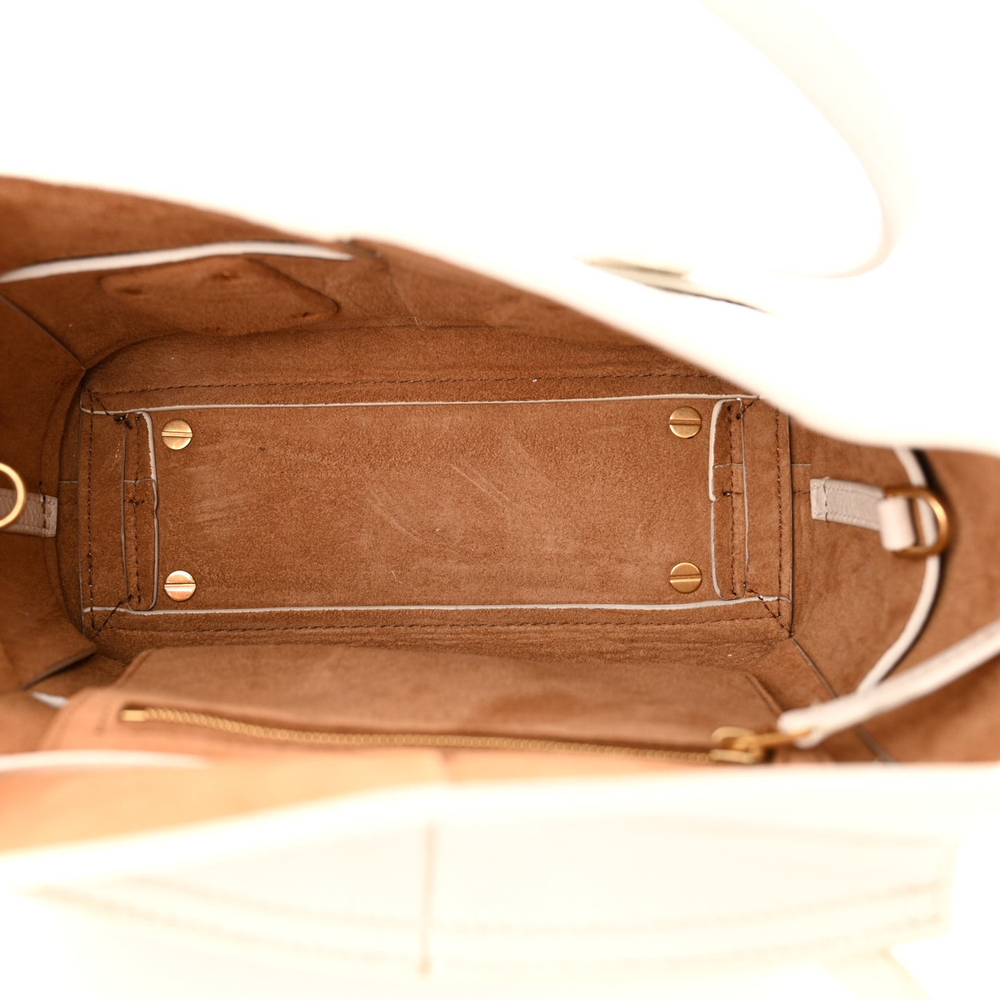 Grained Calfskin Maxi Intrecciato Mini Arco Bianco