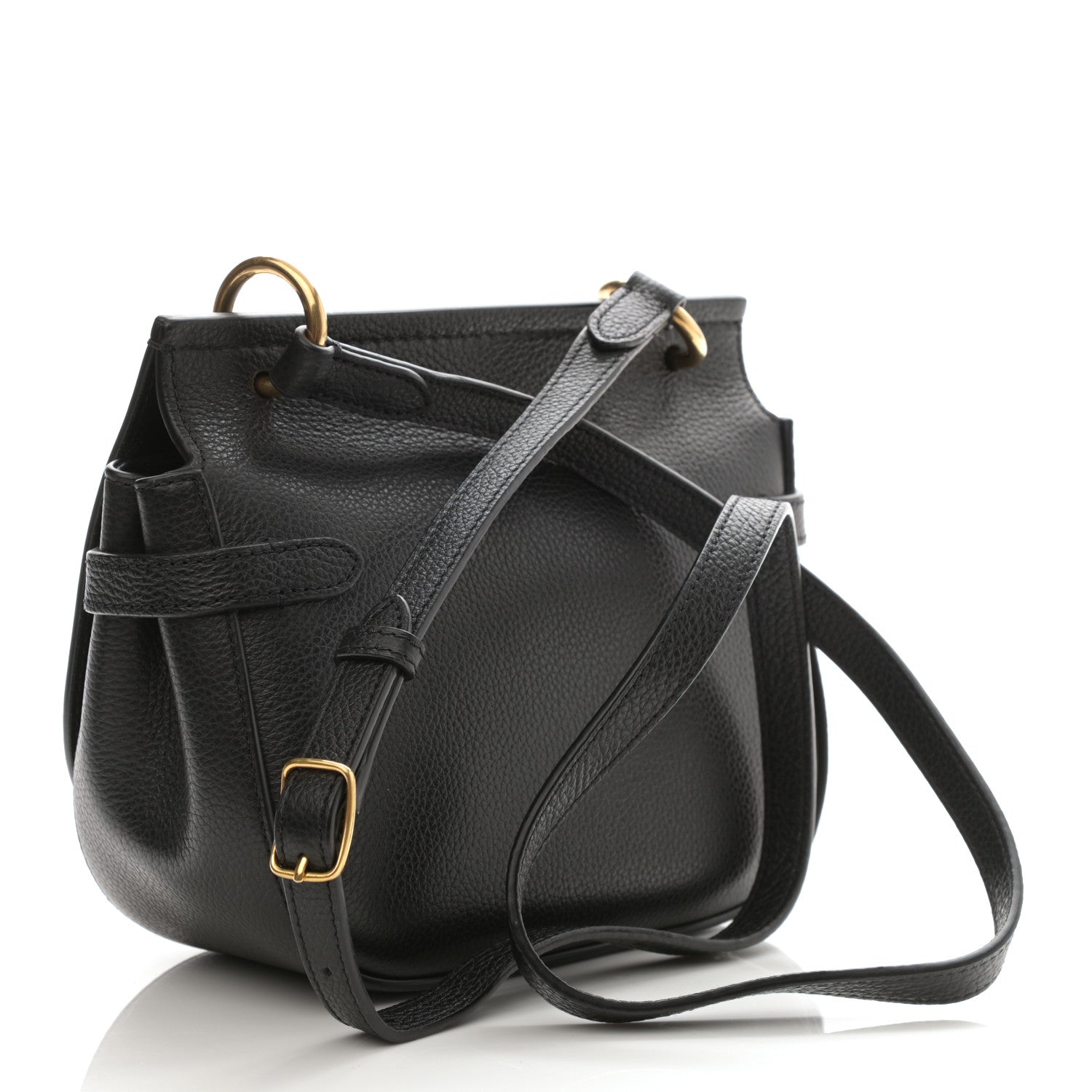 Mulberry Small Classic Grain Calfskin Small Amberley Satchel Black 2 of 10