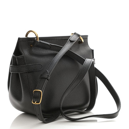 Mulberry Small Classic Grain Calfskin Small Amberley Satchel Black 2 of 10