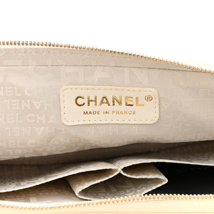 Chanel Lambskin Quilted Flower Patch Single Flap White 6 of 9
