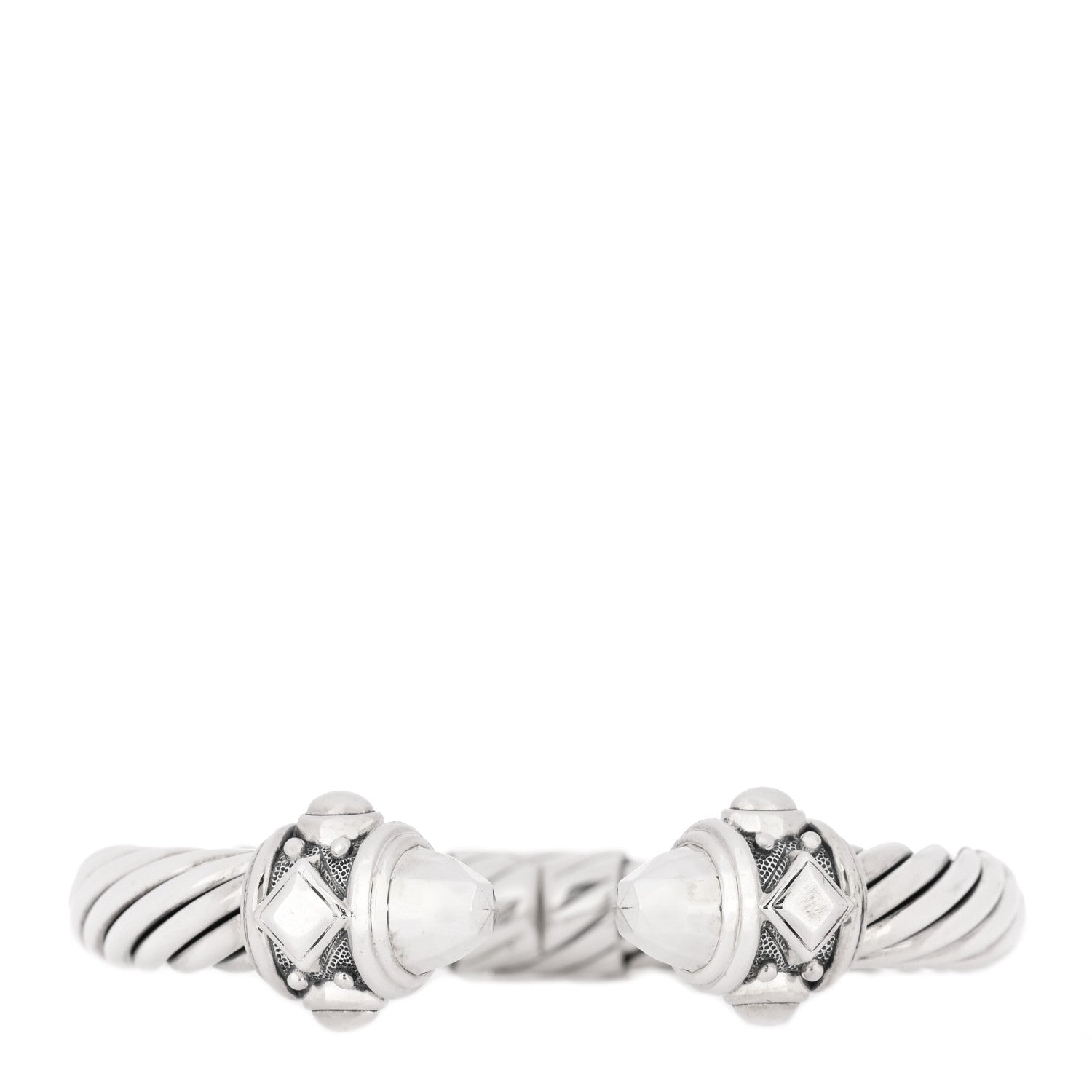 David Yurman Sterling Silver 10mm Renaissance Cable Bracelet 1 of 4