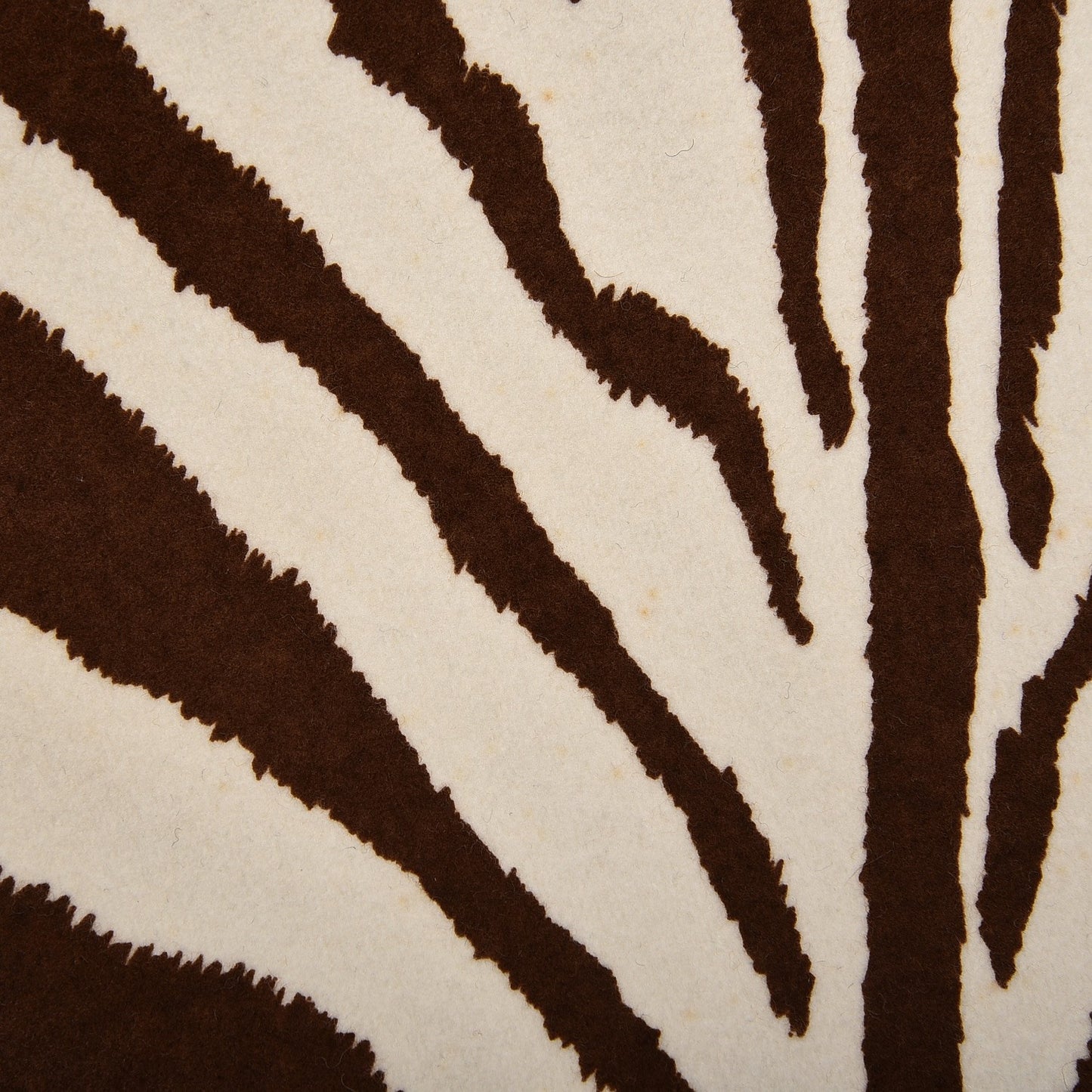 Shiny Smooth Calfskin Zebra Printed Calf Hair Small Twisted Cabas Chalk Brick