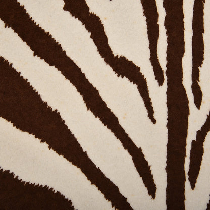 Celine Shiny Smooth Calfskin Zebra Printed Calf Hair Small Twisted Cabas Chalk Brick 10 of 11