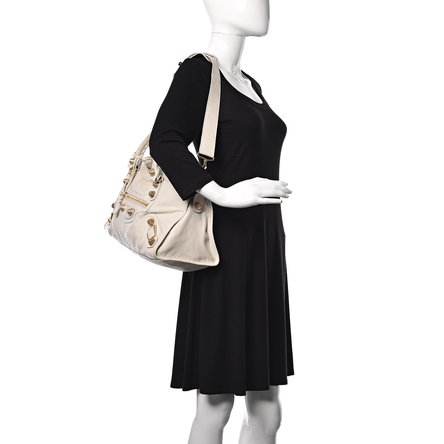 Agneau Giant 21 Gold Hardware Part Time White Light