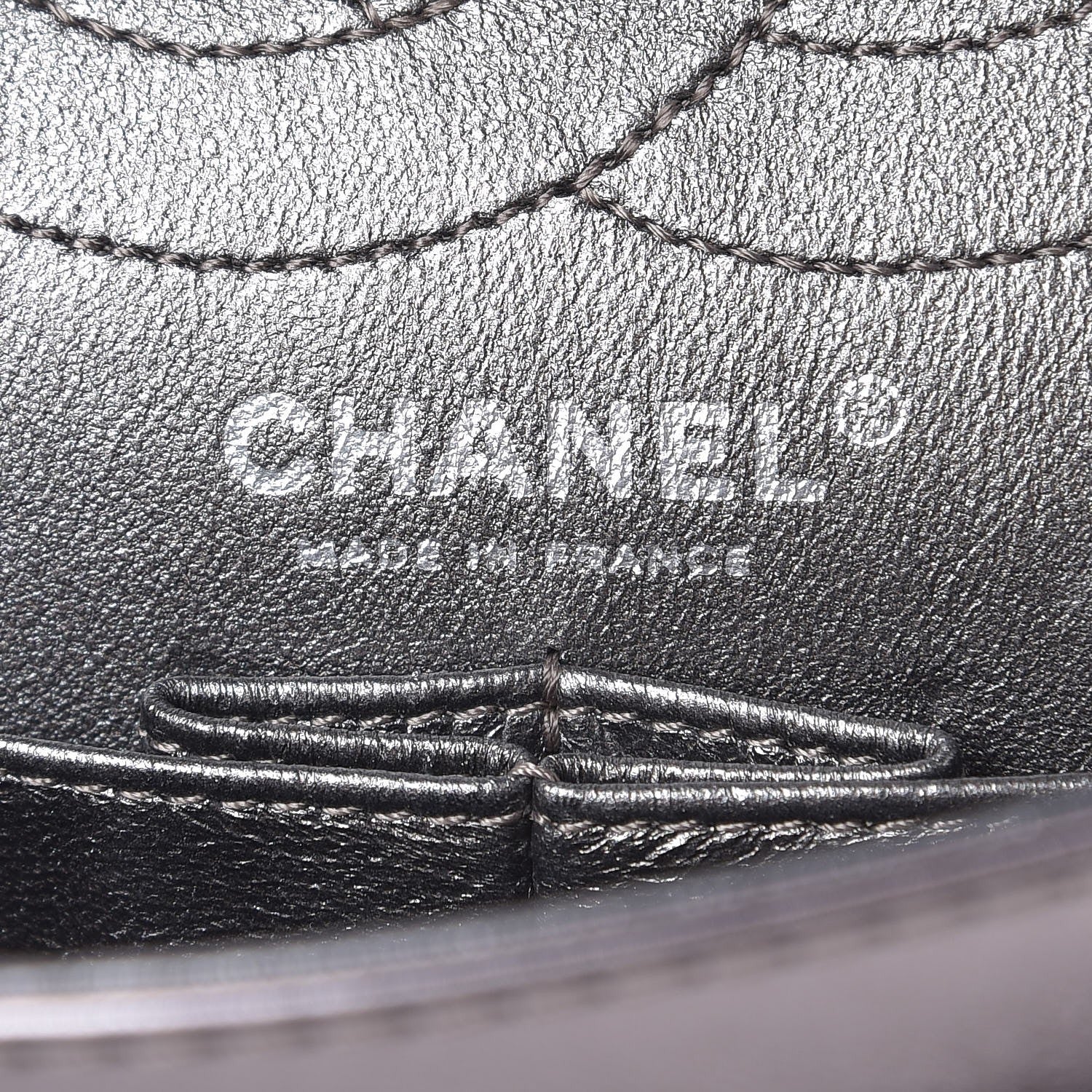 Chanel Metallic Aged Calfskin Quilted 2.55 Reissue 226 Flap Dark Silver 7 of 9