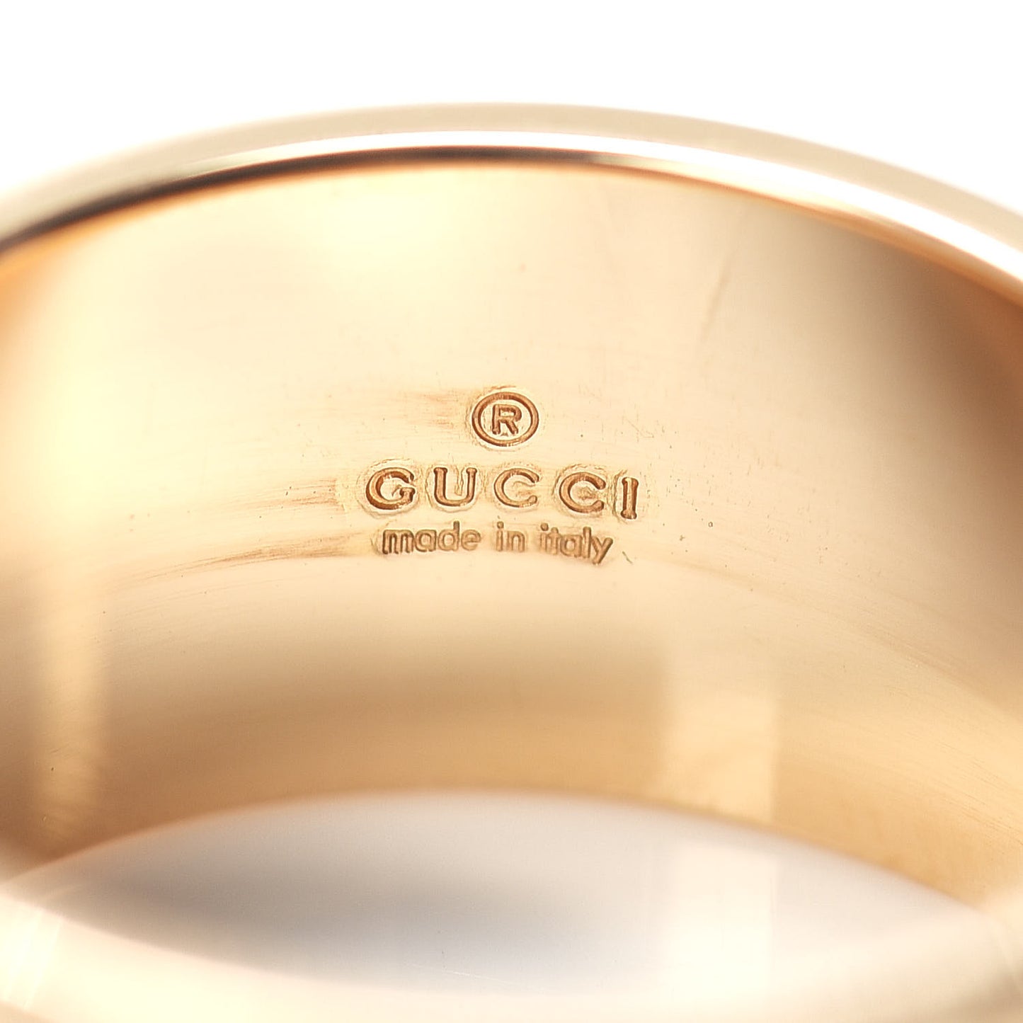 18K Yellow Gold 9mm Icon Band Ring 52 6