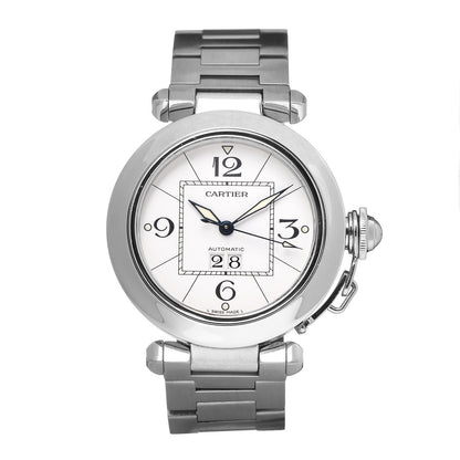 Cartier Stainless Steel 35mm Pasha C Big Date Automatic Watch 1 of 8