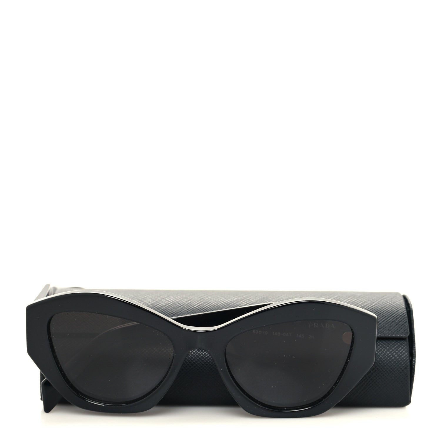 Prada Acetate Symbole Sunglasses SPR 07Y Black 7 of 7