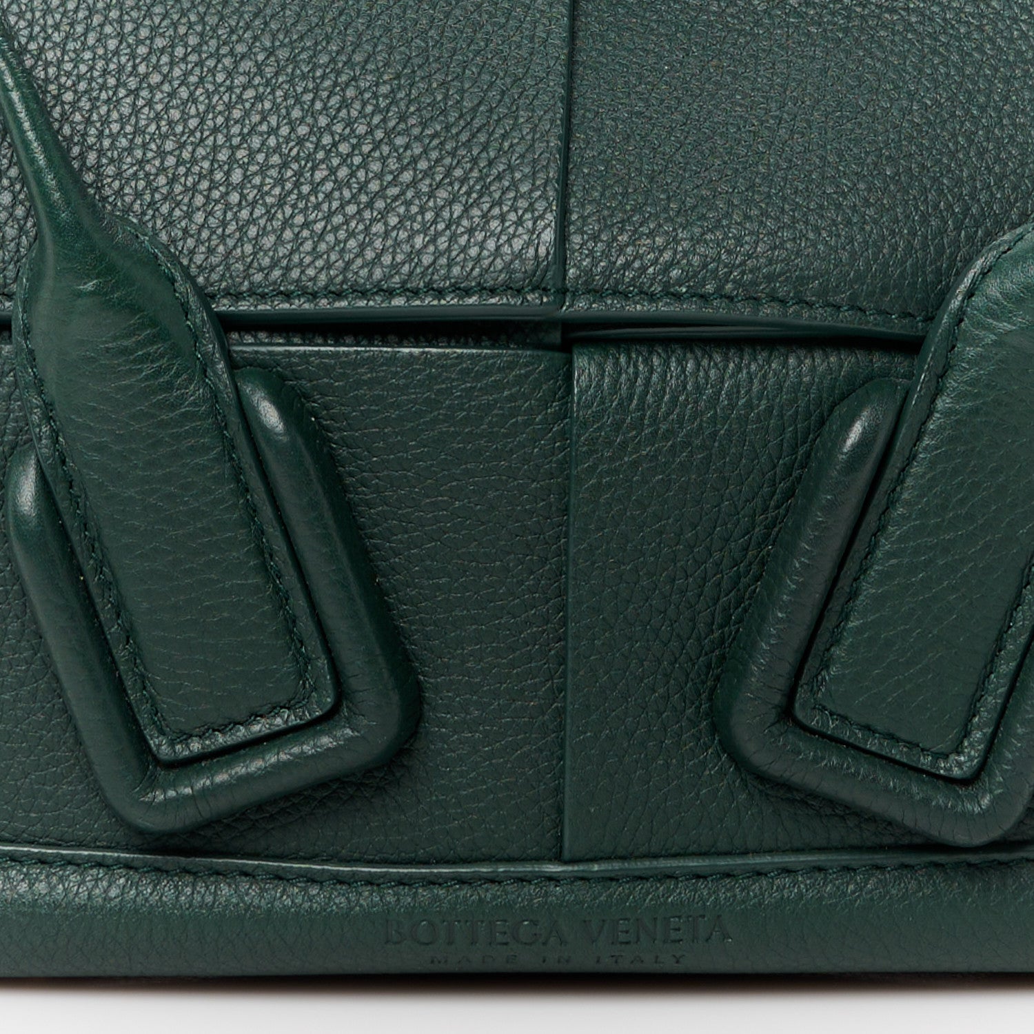 Bottega Veneta Grained Calfskin Maxi Intrecciato Mini Arco 33 Raintree 8 of 10