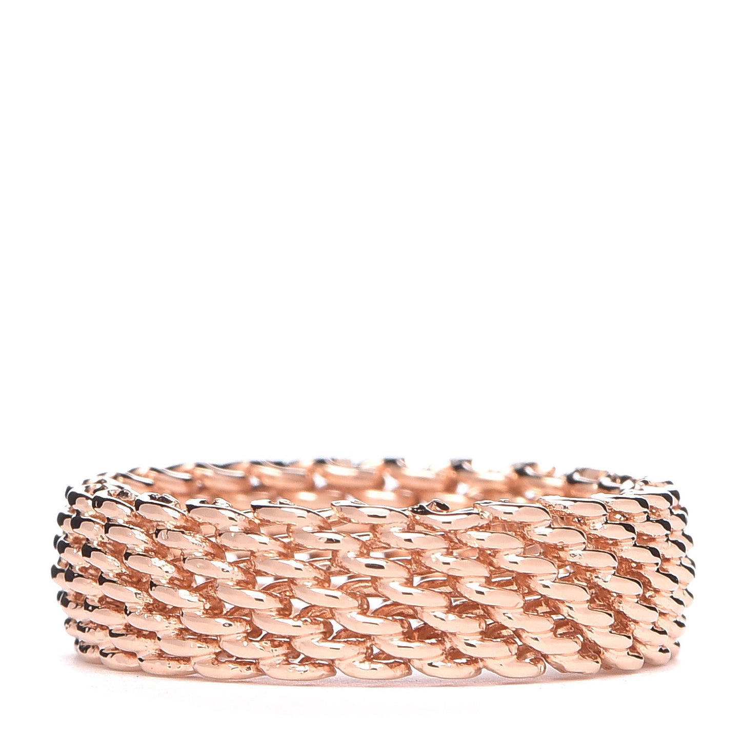 18K Rose Gold Somerset Mesh Ring 49 4.75