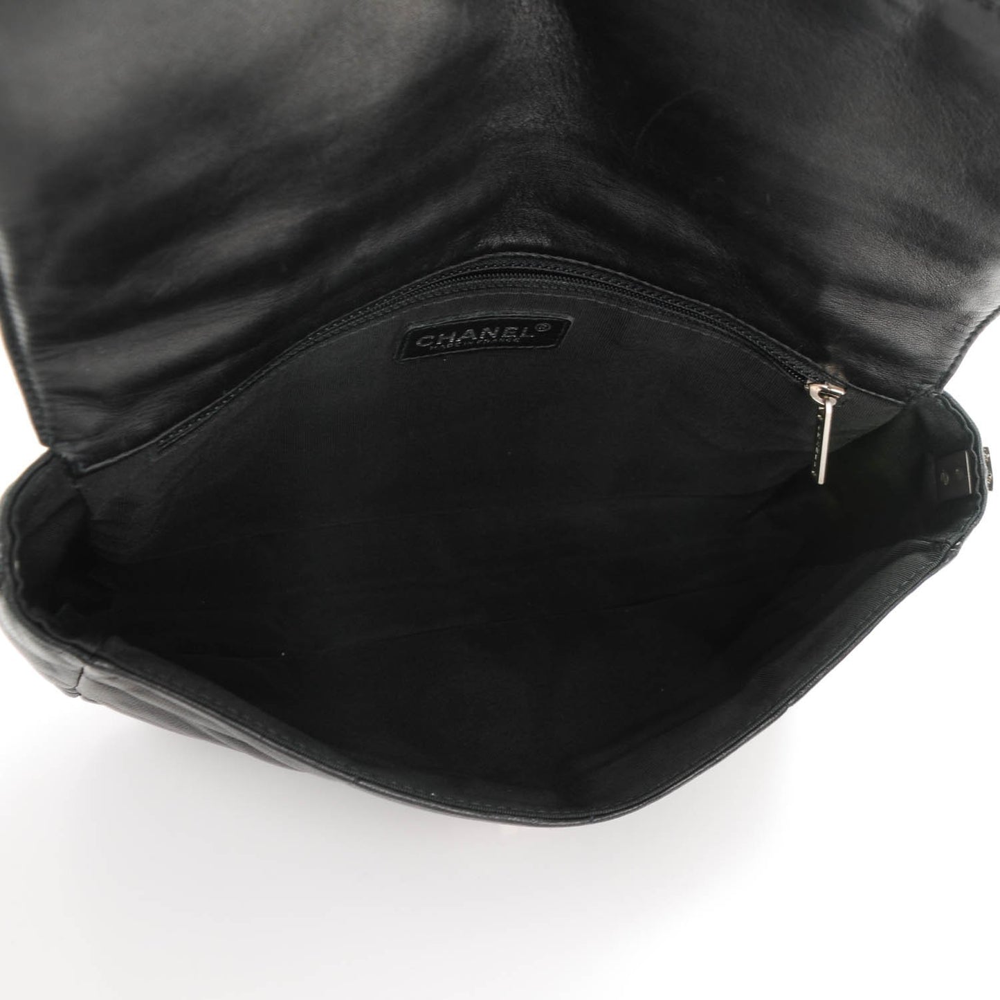 Lambskin Chocolate Bar Reissue Clutch Black