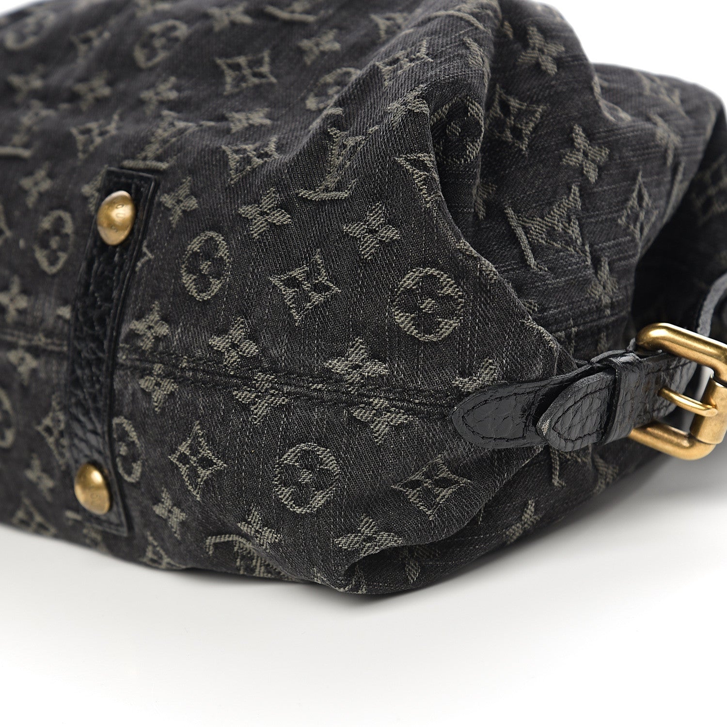 Louis Vuitton Denim Neo Cabby MM Black 10 of 10