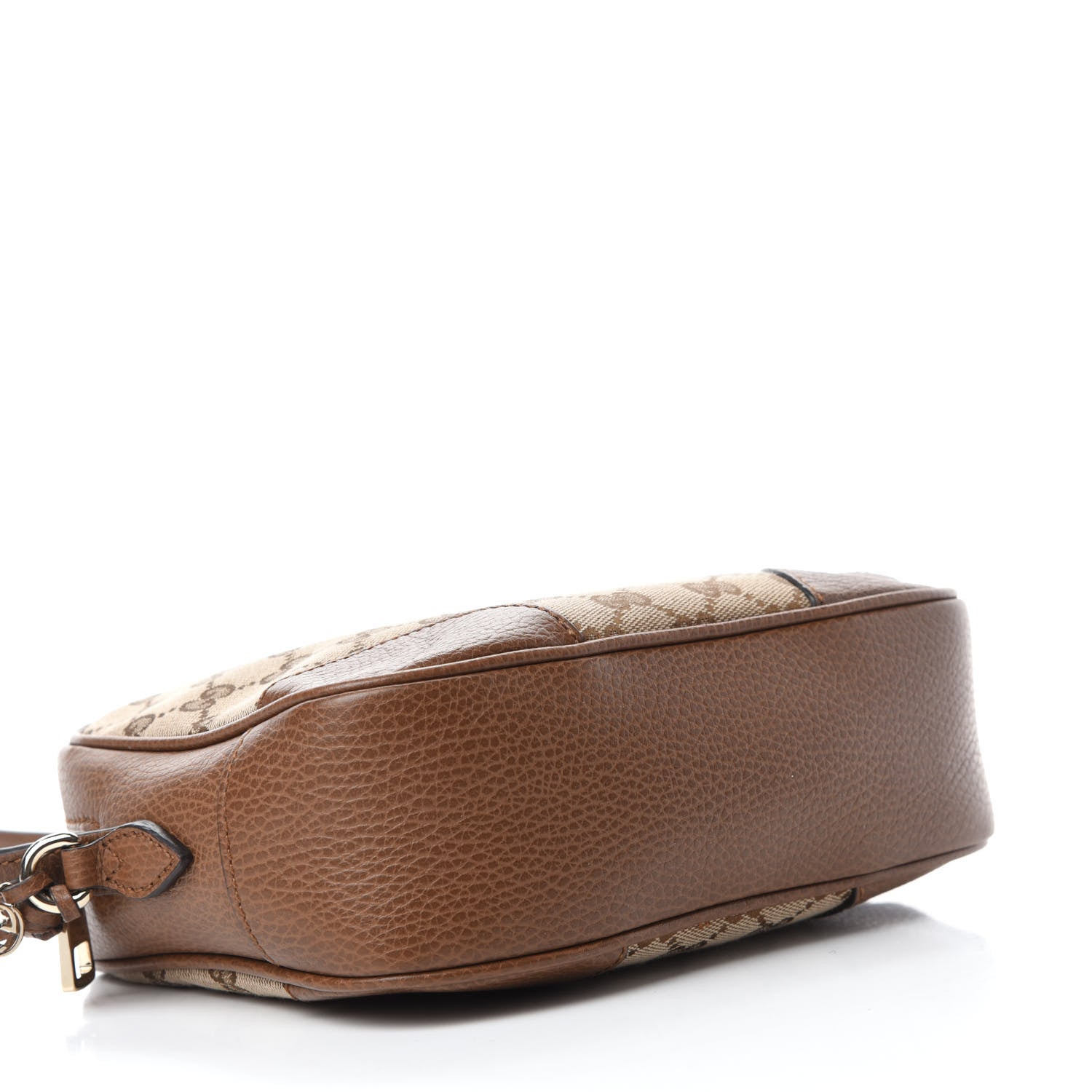 Gucci Monogram Mini Bree Messenger Bag Beige Tabacco 4 of 12