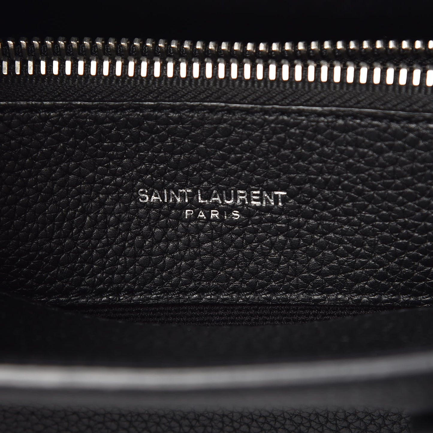 Grained Calfskin Baby Sac De Jour Souple Black