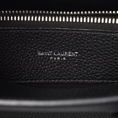 Saint Laurent Grained Calfskin Baby Sac De Jour Souple Black 7 of 13