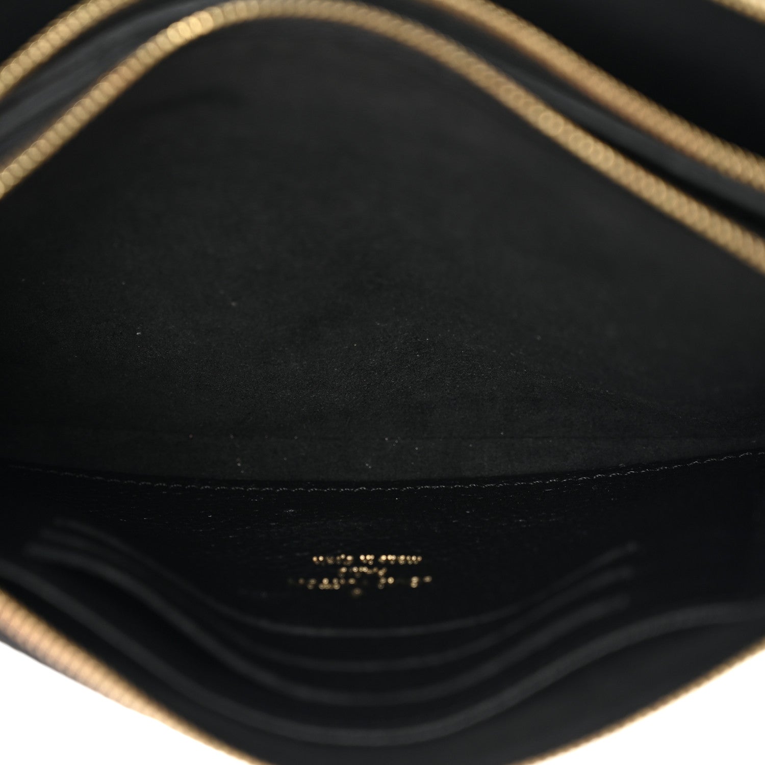 Louis Vuitton Empreinte Double Zip Pochette Black 6 of 10