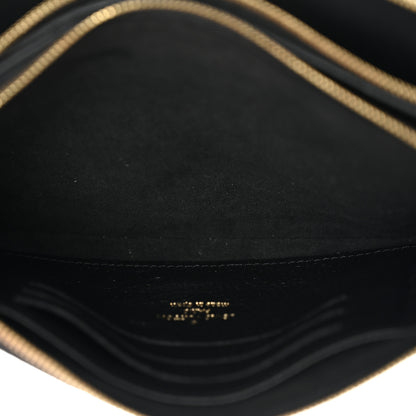 Louis Vuitton Empreinte Double Zip Pochette Black 6 of 10