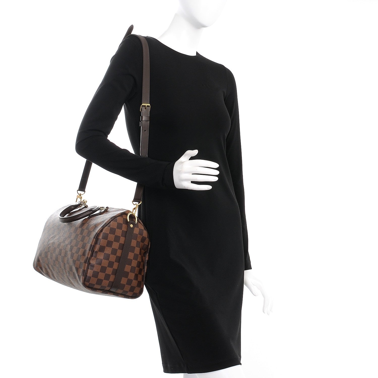 Louis Vuitton Damier Ebene Speedy Bandouliere 30 2 of 8