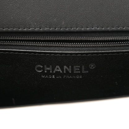 Chanel Lambskin Calfskin Mini Chocolate Bar Flap Bag White Black 6 of 10