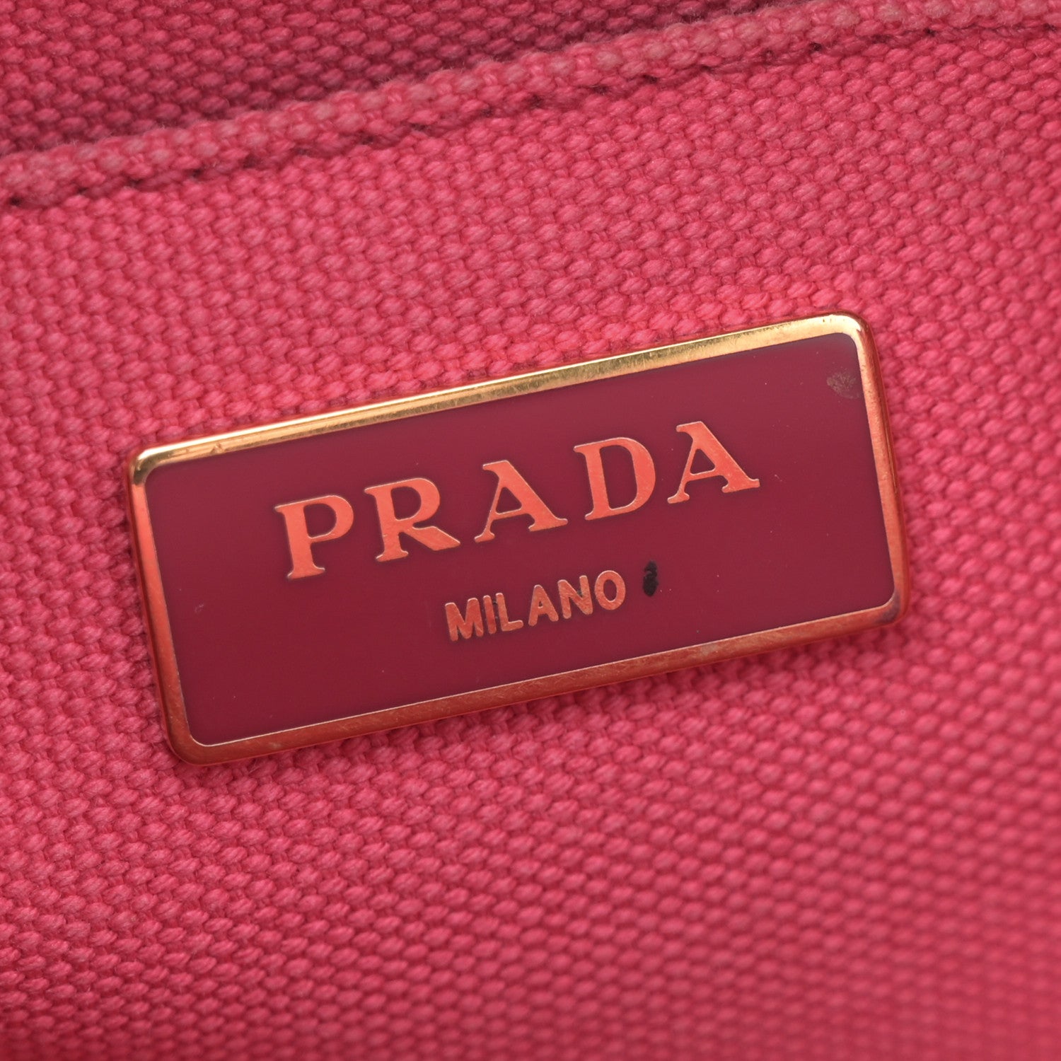 Prada Canapa Small Logo Tote Peonia 5 of 10