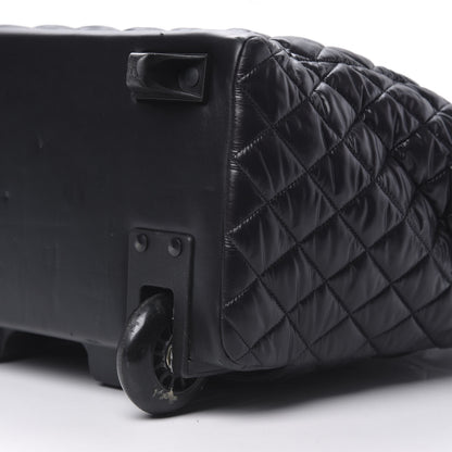 Chanel Nylon Quilted Coco Cocoon Trolley Black 9 of 9