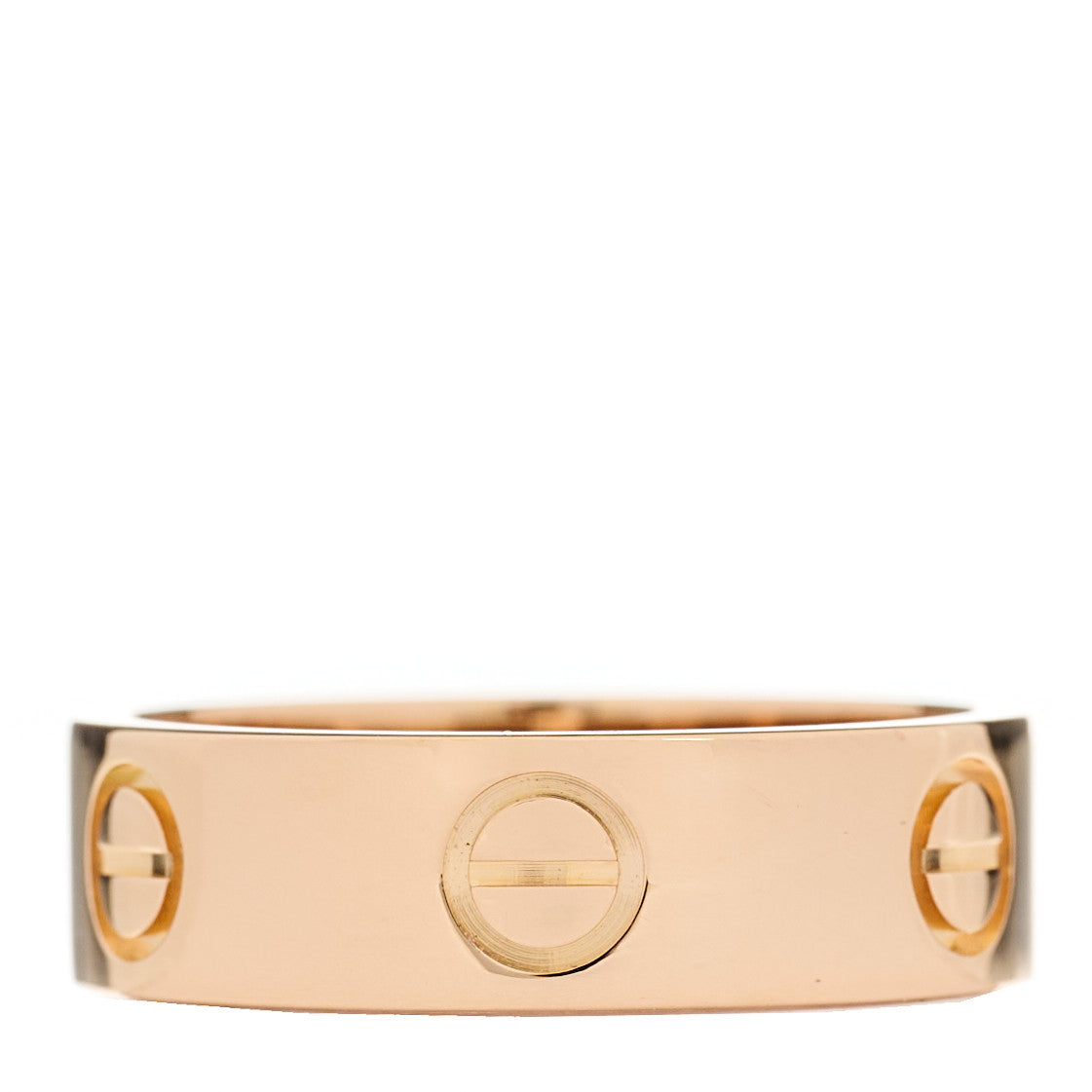Cartier 18K Pink Gold 5.5mm LOVE Ring 53 6.5 1 of 4