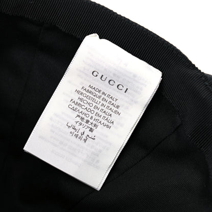 Gucci Monogram Web Baseball Hat M Black 6 of 6