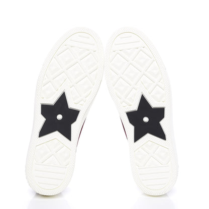 Christian Dior Velvet Walk'N'Dior Low Top Sneakers 40 Deep Amaranth 5 of 13