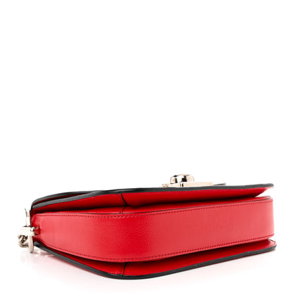 Prada Glace Calfskin Arcade Crossbody Bag Lacca 4 of 9