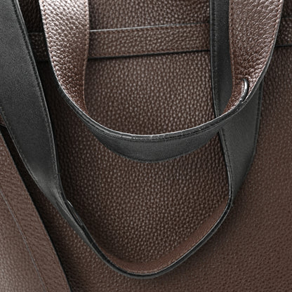 Prada Vitello Daino Drawstring Bag Brown 15 of 15